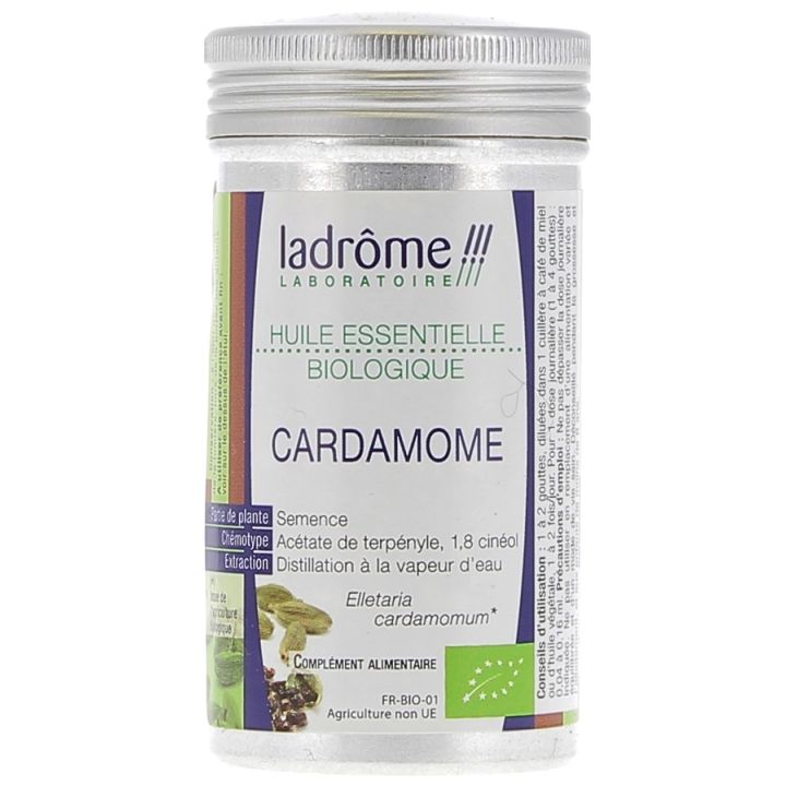 Huile essentielle cardamone Bio Ladrôme - flacon de 5 ml