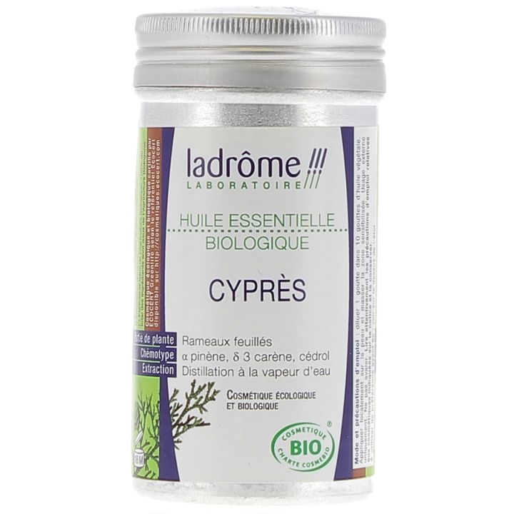 Huile essentielle cyprès Bio Ladrôme - Flacon de 10 ml