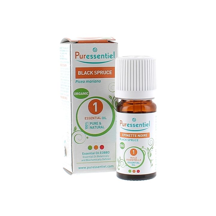 Huile essentielle d'épinette noire bio Puressentiel - flacon de 5ml