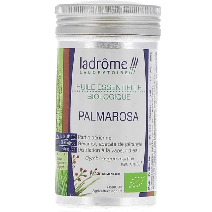 Huile essentielle palmarosa Ladrôme - Flacon de 10 ml