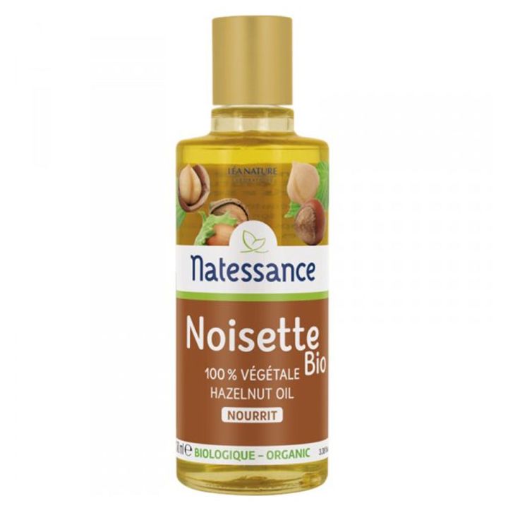 Huile de noisette bio Natessance - flacon de 100 ml