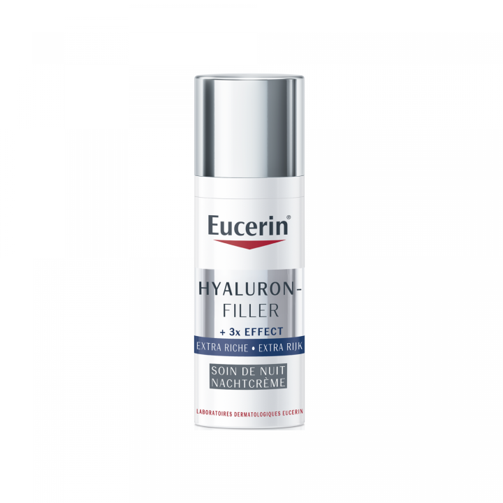 Hyaluron-filler extra riche soin de nuit Eucerin - tube de 50 ml