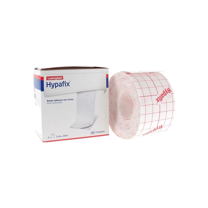 Hypafix Bande adhésive non tissée 10m x 5cm Bsn Médical - une bande