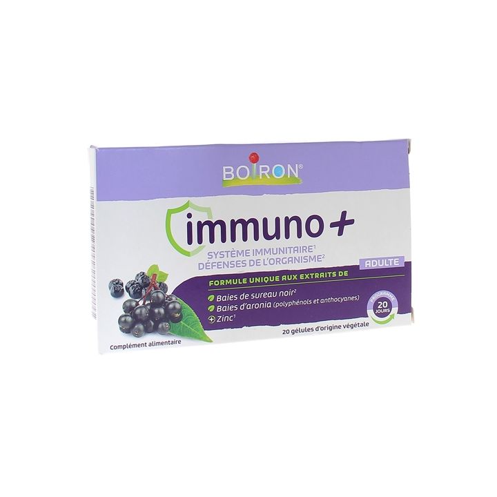 Immuno+ Boiron - boîte de 20 gélules