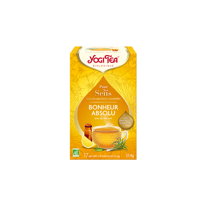 Infusion Bonheur Absolu Yogi Tea - boîte de 17 sachets