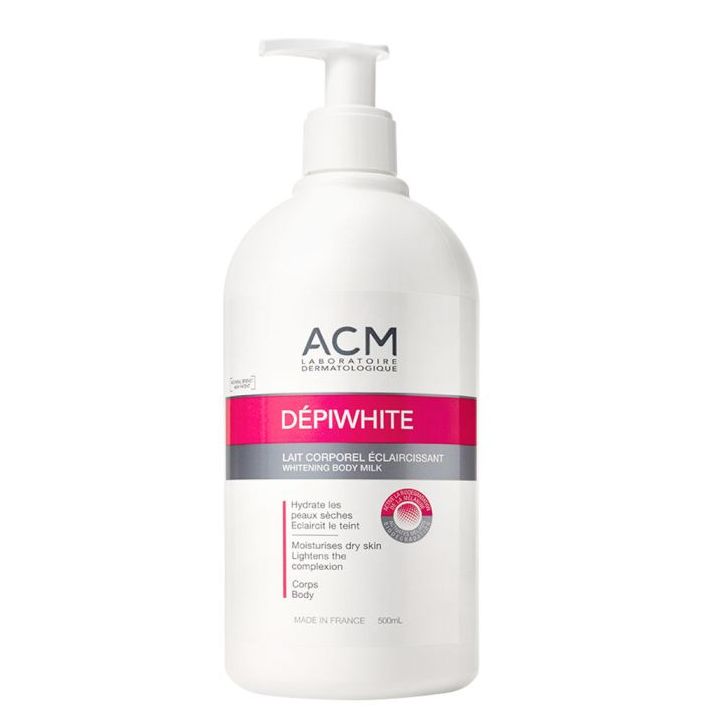 Dépiwhite Lait corporel éclaircissant ACM - flacon-pompe de 500 ml