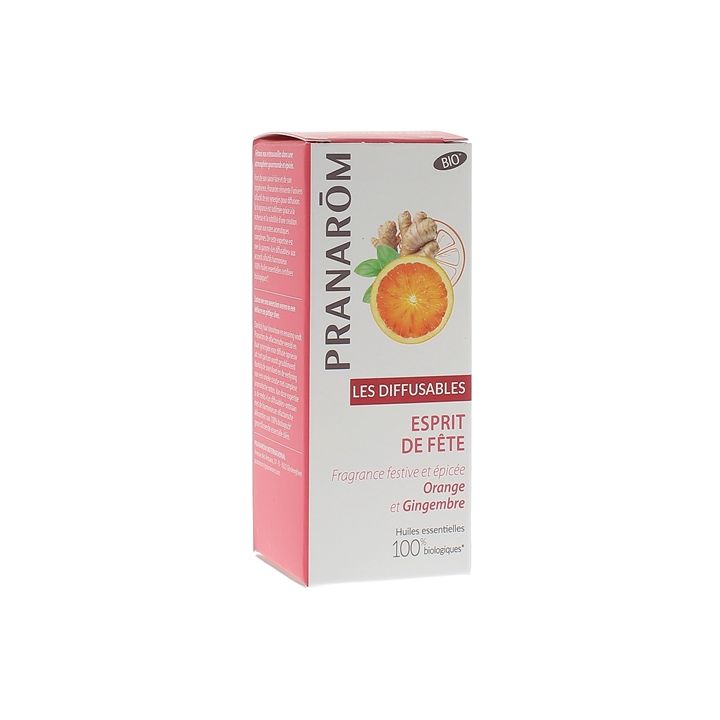 Les Diffusables Esprit de fête bio Pranarôm - flacon de 30ml