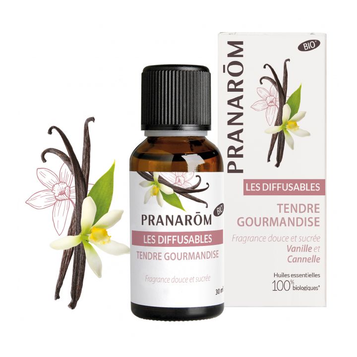 Les Diffusables Tendre gourmandise bio Pranarôm - flacon de 30ml
