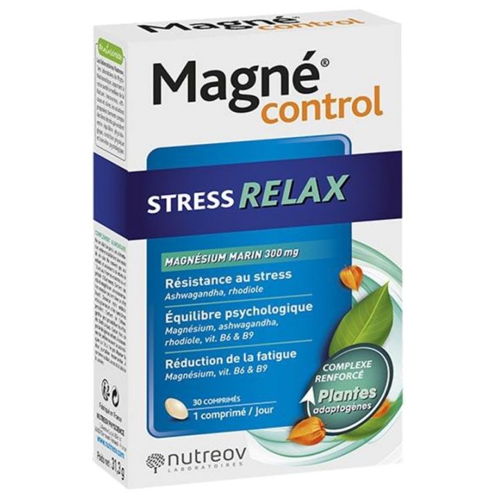 Magné Control stress relax Nutreov - boite de 30 comprimés