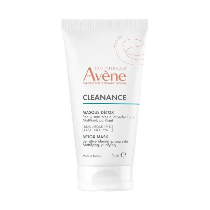 Cleanance Masque détox peaux sensibles à imperfections Avène - tube de 50ml