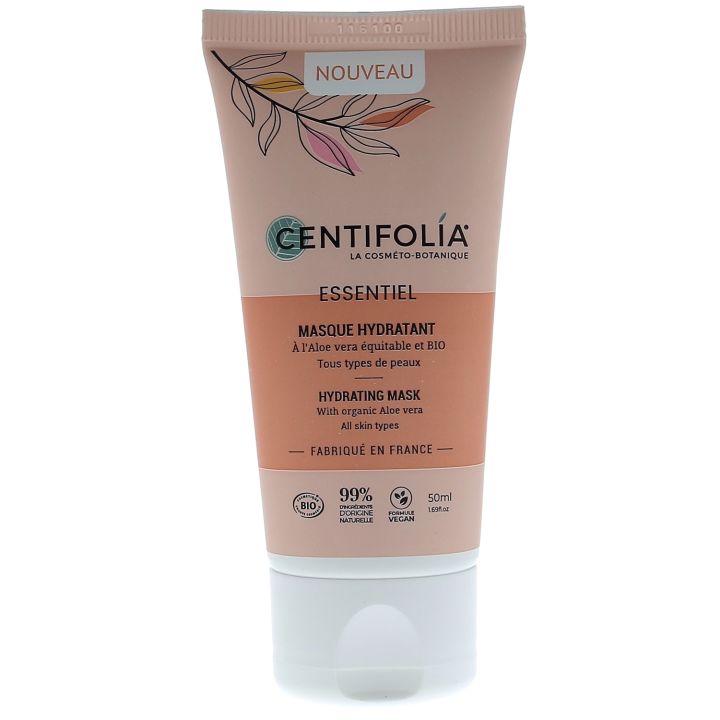 Masque hydratant bio Centifolia - tube de 50 ml