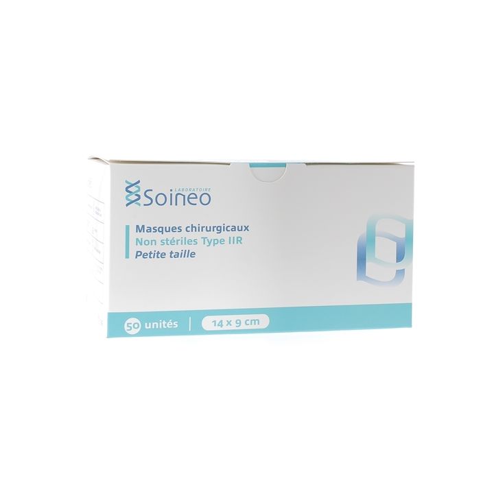 Masque médical enfant type IIR - boîte de 50 masques