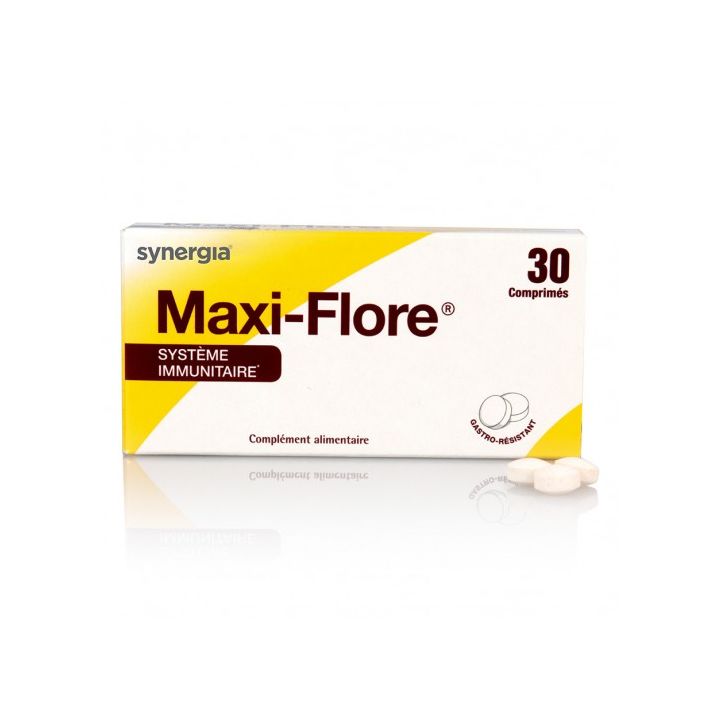 Maxi-flore système immunitaire Synergia - boite de 30 comprimés