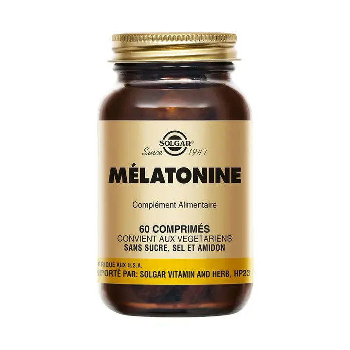 Mélatonine Solgar - pot de 60 comprimés