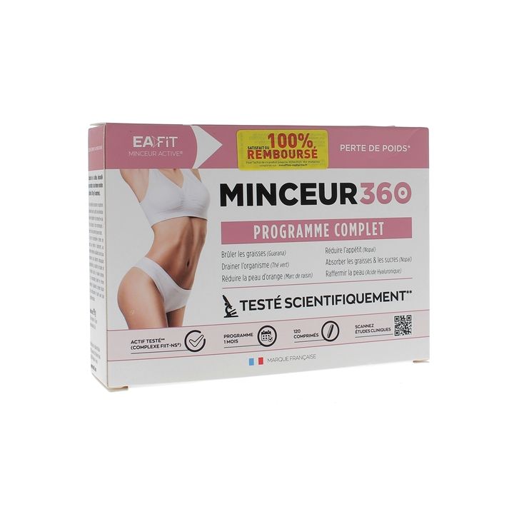 Minceur 360 programme complet Eafit - boîte de 120 comprimés