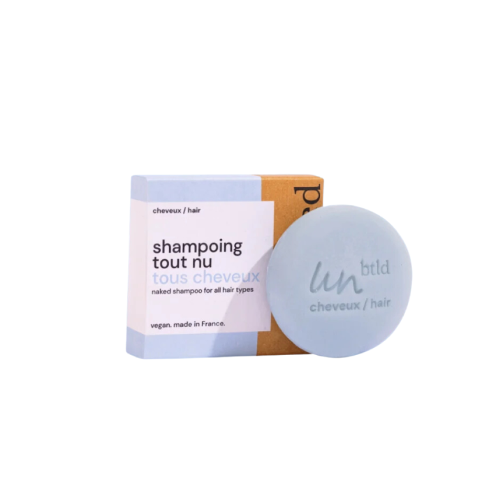 Mini shampoing solide tout nu tous types de cheveux Unbottled - pain de 20g