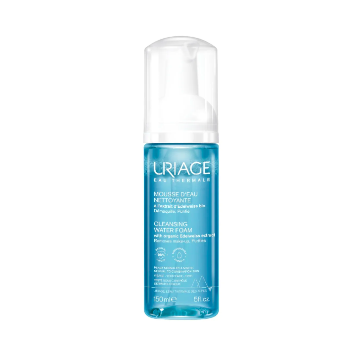 Mousse d'eau nettoyante Uriage - flacon de 150 ml