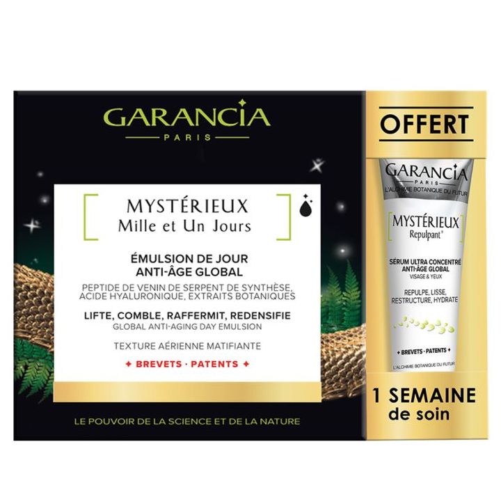 Mystérieux mille et un jours émulsion de jour anti-âge Garancia - pot de 30ml + un produit offert
