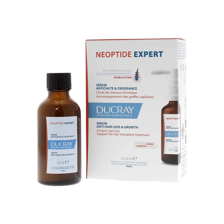 Neoptide Expert Sérum antichute et croissance Ducray - lot de 2 sprays de 50 ml
