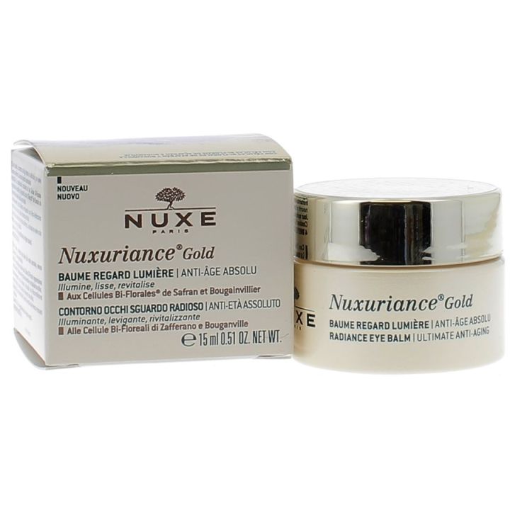 Nuxuriance Gold Baume Regard Lumière Nuxe - pot de 15 ml
