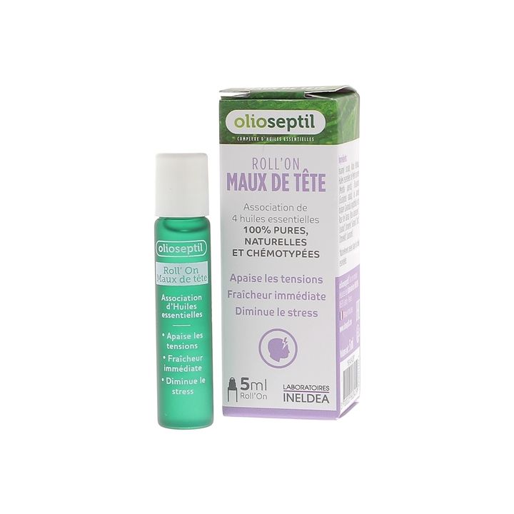 Olioseptil Roll-on maux de tête - roll-on de 5ml