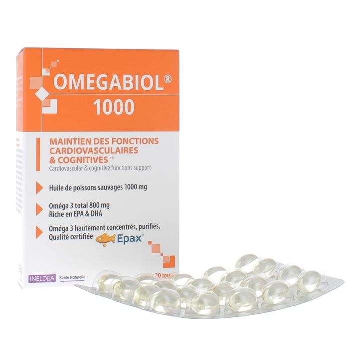 Omégabiol 1000 Ineldea - boîte de 60 capsules
