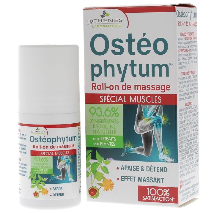 Osteophytum Roll-on Spécial Muscles 3 Chênes - roll-on de 50 ml