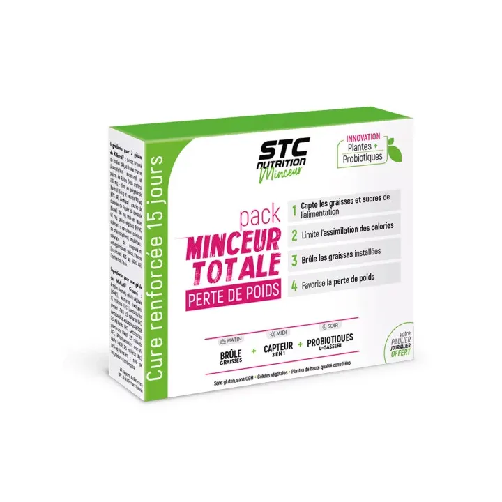 Pack minceur total STC Nutrition - boite de 30 gélules