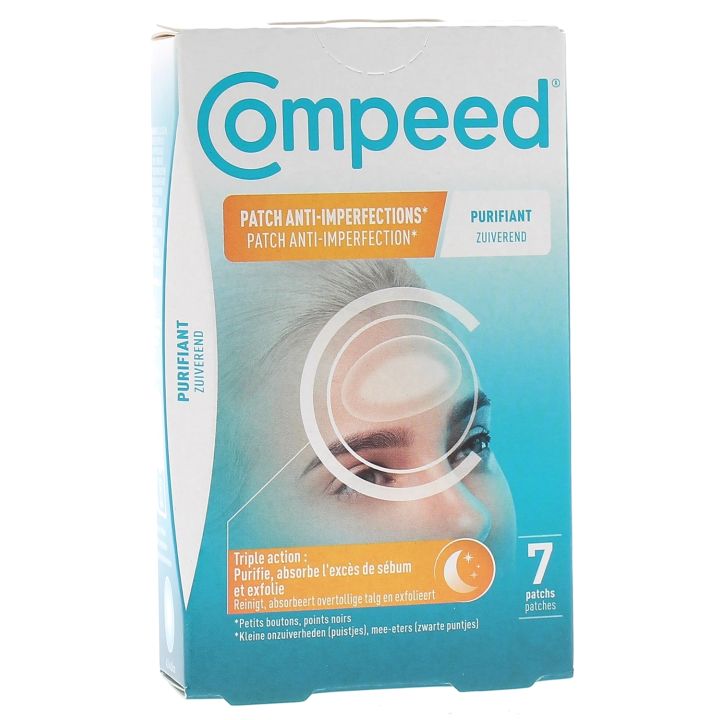Patch anti-imperfections purifiant Compeed - boîte de 7 patchs