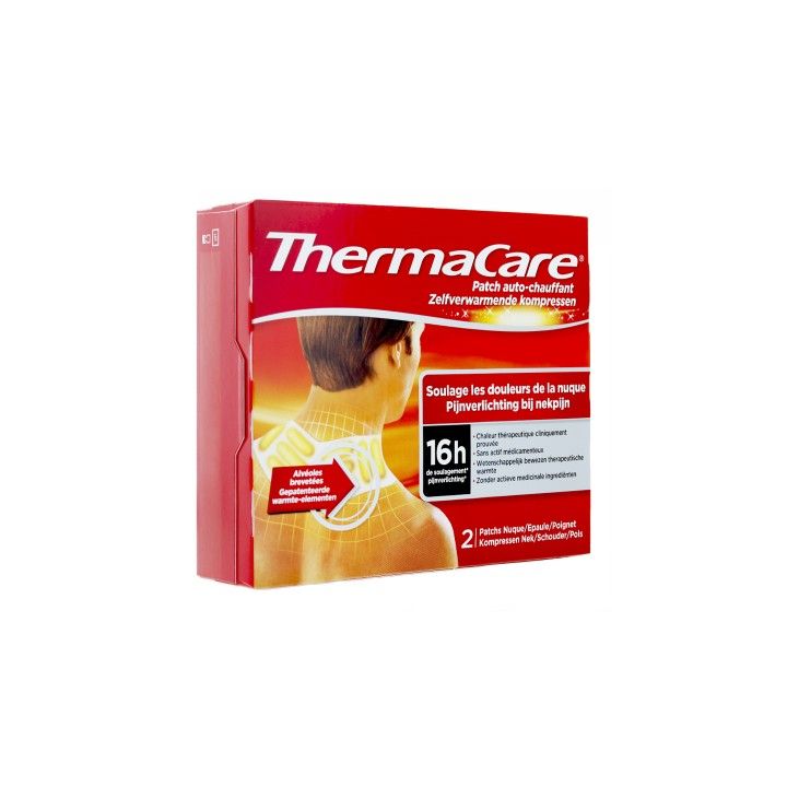 Patch auto-chauffant 8h nuque épaule poignet ThermaCare - 2 patchs