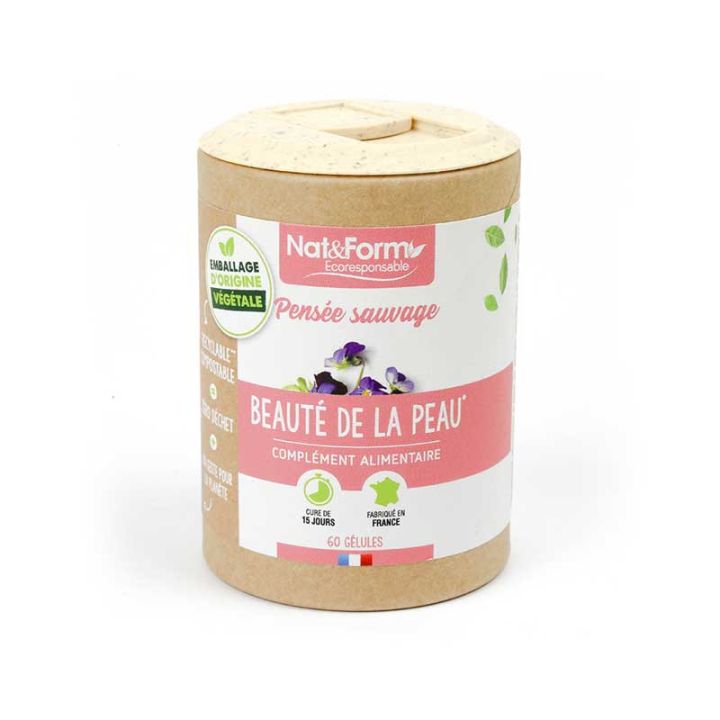 Pensée sauvage Ecoresponsable Nat&Form - Boite de 60 gélules