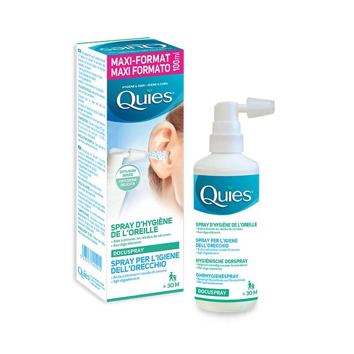 Docuspray hygiène de l'oreille Quies - spray de 100 ml