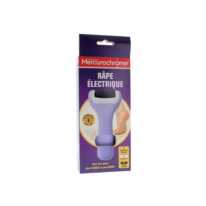 Râpe électrique Mercurochrome - boîte d'une râpe + 3 rouleaux