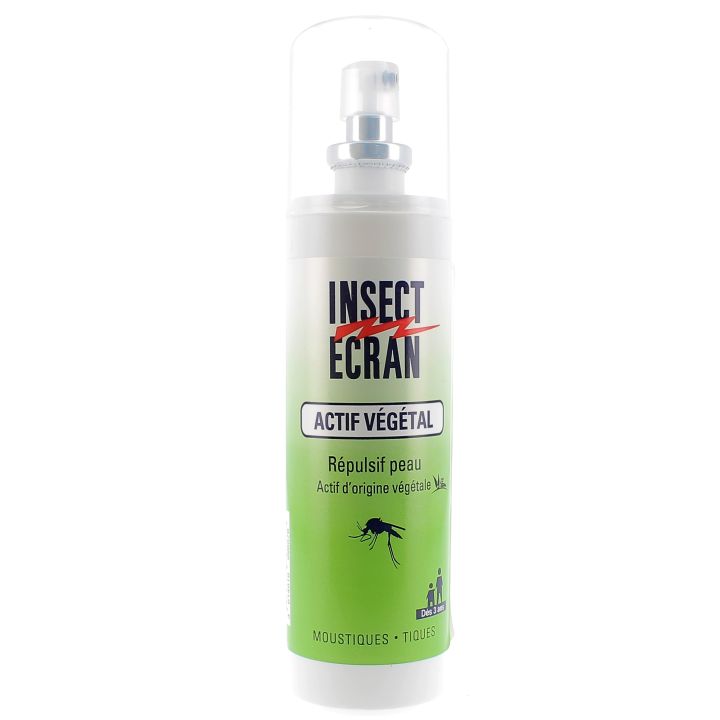 Répulsif peau actif d'origine végétale Insect Ecran - spray de 100 ml
