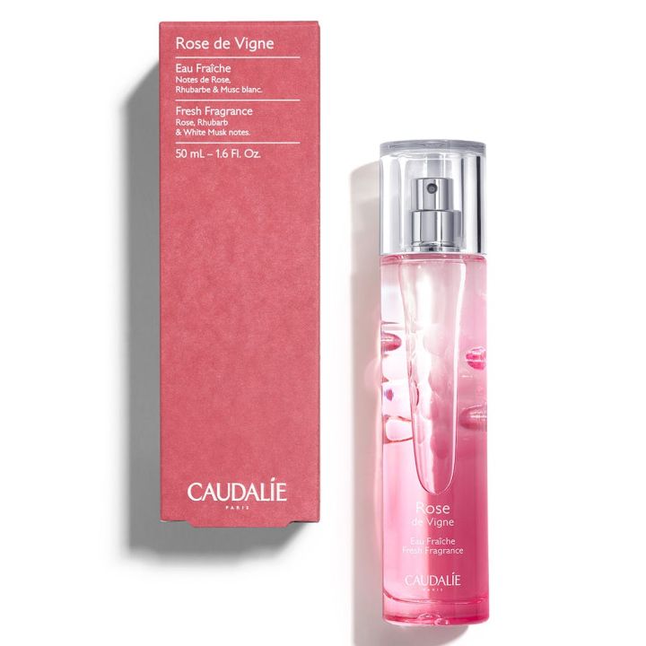 Eau fraîche Rose de vigne Caudalie - flacon de 50 ml