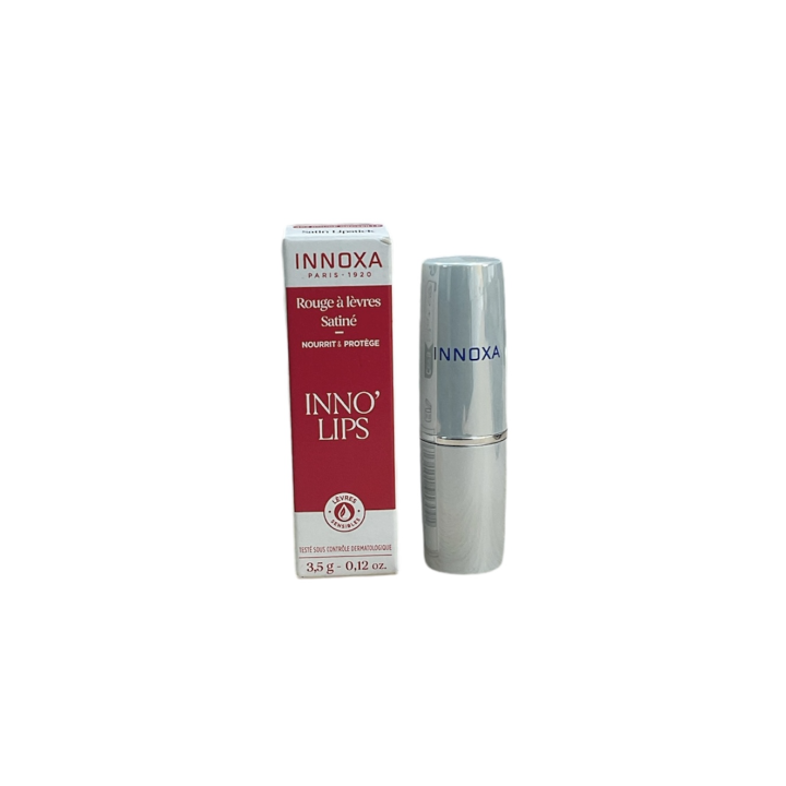 Rouge à lèvres satiné inno'lips 402 rouge groseille Innoxa - tube de 3,5g
