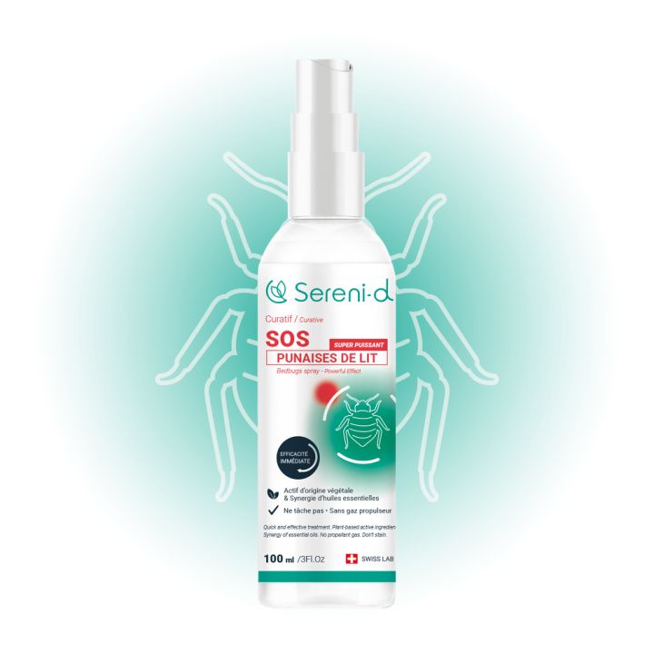 SOS Punaises de lit Sereni-d - spray de 100ml