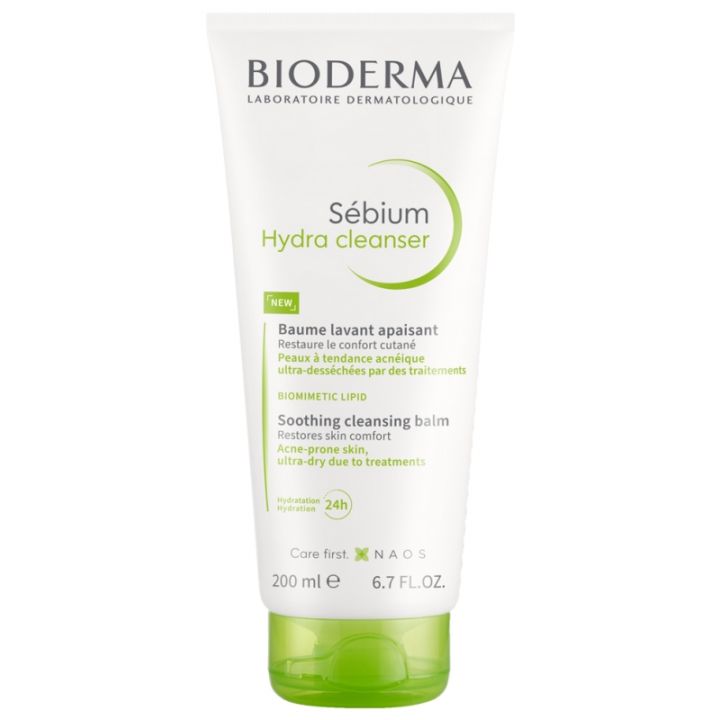 Sébium Hydra cleanser Baume lavant apaisant Bioderma - tube de 200ml