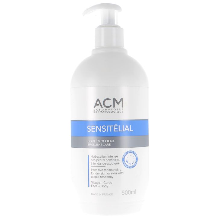 Sensitélial soin émollient ACM - flacon de 500 ml