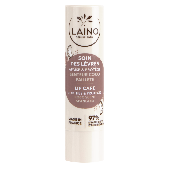 Soin des lèvres parfum coco Laino - 1 stick de 4 g