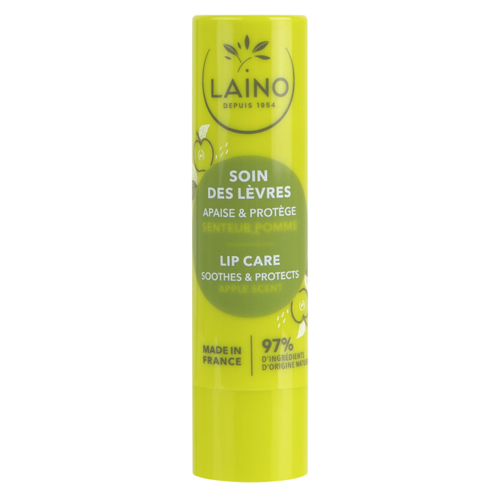 Soin des lèvres parfum pomme Laino - 1 stick de 4 g