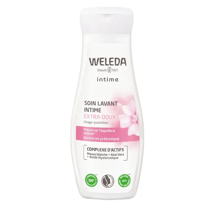 Soin lavant intime extra-doux bio Weleda - flacon de 200ml