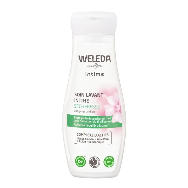 Soin lavant intime sécheresse bio Weleda - flacon de 200ml
