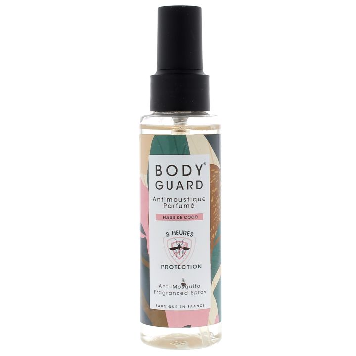 Spray anti-moustiques parfumé Fleur de coco Bodyguard - spray de 100ml