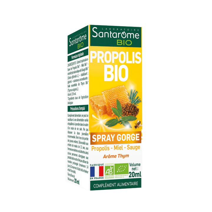 Spray buccal Propolis Bio Santarome Bio - spray de 20 ml