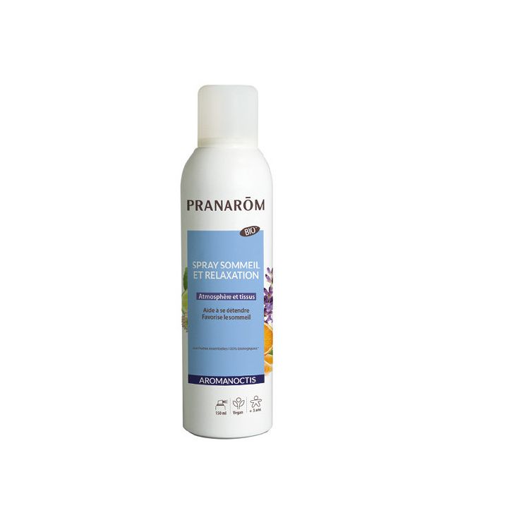 Spray sommeil relaxation bio atmosphère et tissus Pranarôm - spray de 150 ml