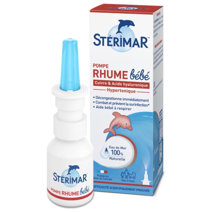 Pompe rhume bébé Stérimar - spray nasal de 15 ml