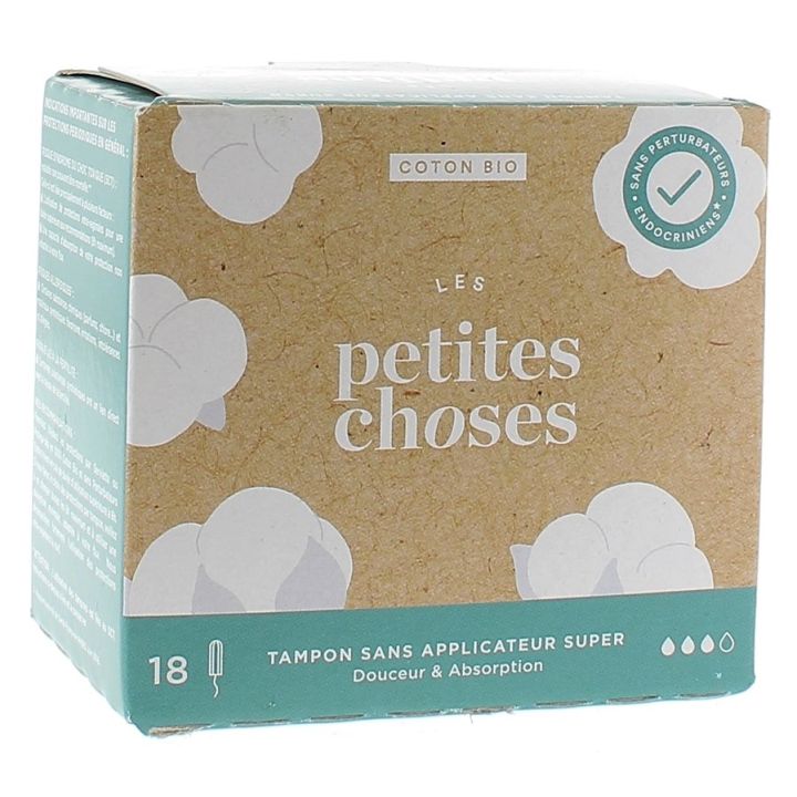 Tampon sans applicateur super Les Petites Choses - Boite de 18 tampons