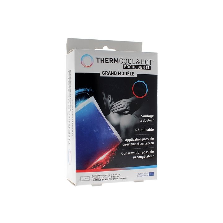 Thermcool&hot Poche de gel grand modèle - boîte d'une poche de 17x26cm