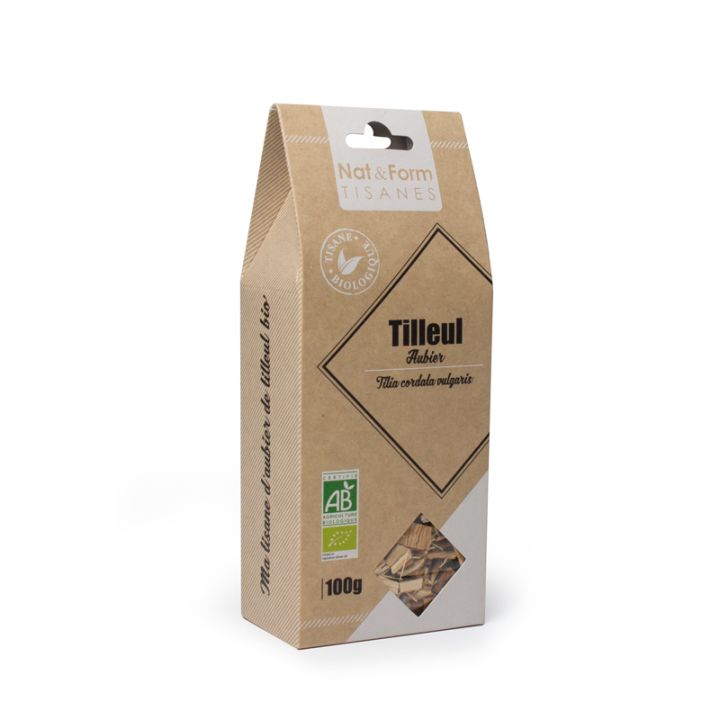 Tisane Aubier de Tilleul Ecorce bio Nat & Form - Sachet de 100 g